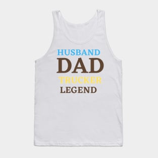 Trucker dad Tank Top